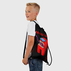 Рюкзак-мешок AMONG US - MONSTER, цвет: 3D-принт — фото 2