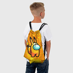 Рюкзак-мешок AMONG US - Pikachu, цвет: 3D-принт — фото 2