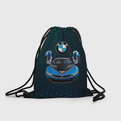 Рюкзак-мешок BMW i8 Turbo тюнинговая, цвет: 3D-принт