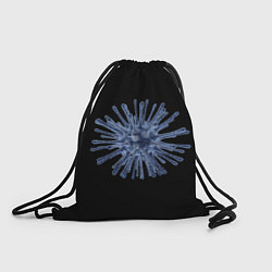 Рюкзак-мешок Вирус, цвет: 3D-принт