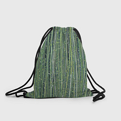 Рюкзак-мешок Зеленый бамбук, цвет: 3D-принт