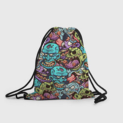 Рюкзак-мешок Зомби Паттерн, цвет: 3D-принт