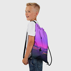 Рюкзак-мешок ALONE, цвет: 3D-принт — фото 2