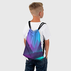 Рюкзак-мешок NEON FOREST, цвет: 3D-принт — фото 2