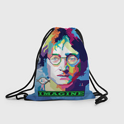 Рюкзак-мешок Джон Леннон Imagine, цвет: 3D-принт