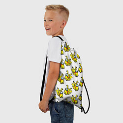 Рюкзак-мешок Among us Pikachu, цвет: 3D-принт — фото 2