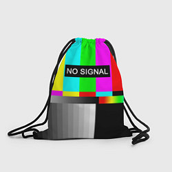 Рюкзак-мешок NO SIGNAL, цвет: 3D-принт