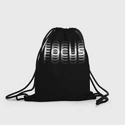 Рюкзак-мешок FOCUS: WHITE, цвет: 3D-принт