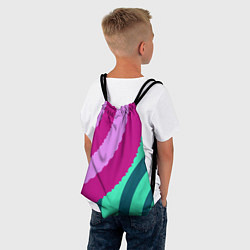 Рюкзак-мешок Узор круги, цвет: 3D-принт — фото 2