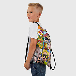 Рюкзак-мешок Pop Art, цвет: 3D-принт — фото 2