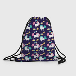 Рюкзак-мешок Unicorn pattern, цвет: 3D-принт