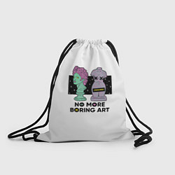 Рюкзак-мешок No more boring art, цвет: 3D-принт