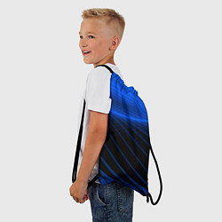 Рюкзак-мешок Неоновые лучи, цвет: 3D-принт — фото 2