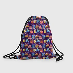 Рюкзак-мешок День рождения, цвет: 3D-принт