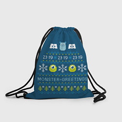 Рюкзак-мешок Monster greetings, цвет: 3D-принт
