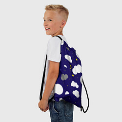 Рюкзак-мешок Облака, цвет: 3D-принт — фото 2