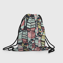 Рюкзак-мешок Индейские перья, цвет: 3D-принт