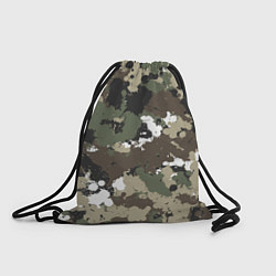 Рюкзак-мешок Камуфляж с кляксами, цвет: 3D-принт