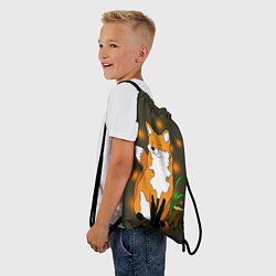 Рюкзак-мешок Лиса в лесу, цвет: 3D-принт — фото 2