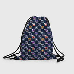 Рюкзак-мешок EMOJI Brawl Stars MONOGRAM, цвет: 3D-принт