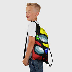 Рюкзак-мешок AMONG US, цвет: 3D-принт — фото 2