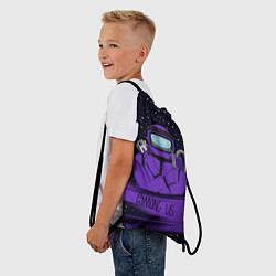 Рюкзак-мешок AMONG US - Нож, цвет: 3D-принт — фото 2