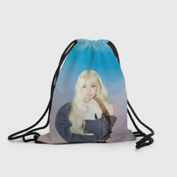 Рюкзак-мешок JENNIE BLACKPINK, цвет: 3D-принт