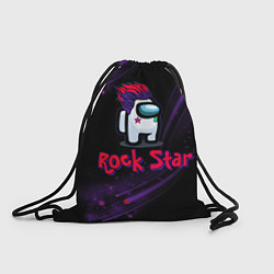 Рюкзак-мешок Among Us Rock Star, цвет: 3D-принт
