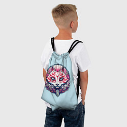 Рюкзак-мешок Киса Сакура, цвет: 3D-принт — фото 2