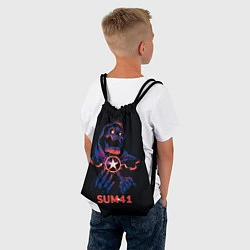 Рюкзак-мешок Sum 41 череп, цвет: 3D-принт — фото 2