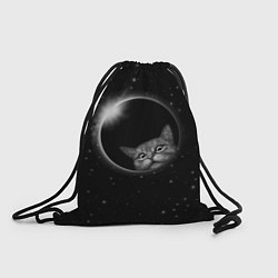 Рюкзак-мешок Кот в Космосе, цвет: 3D-принт