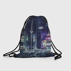Рюкзак-мешок Welcome to Night City, цвет: 3D-принт