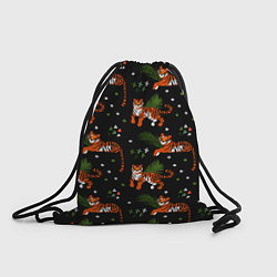 Рюкзак-мешок Tigers, цвет: 3D-принт