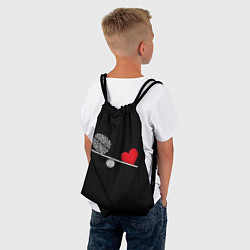 Рюкзак-мешок Слушай Сердце, цвет: 3D-принт — фото 2