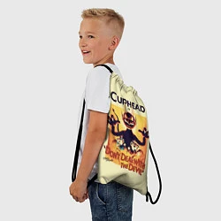 Рюкзак-мешок Cuphead, цвет: 3D-принт — фото 2