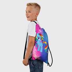 Рюкзак-мешок Радуга Дэш, цвет: 3D-принт — фото 2