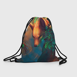 Рюкзак-мешок Волшебная лиса, цвет: 3D-принт