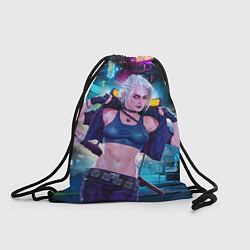 Рюкзак-мешок Cyberpunk 2077 Цири, цвет: 3D-принт