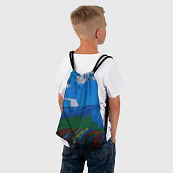 Рюкзак-мешок Разноцветная абстракция, цвет: 3D-принт — фото 2