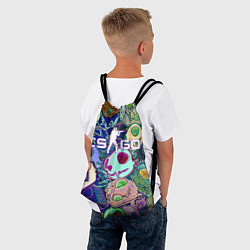 Рюкзак-мешок CS:GO - Kitty Кошечки, цвет: 3D-принт — фото 2