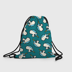 Рюкзак-мешок Крутые Единороги, цвет: 3D-принт
