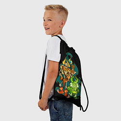 Рюкзак-мешок Опасная парочка Dota 2, цвет: 3D-принт — фото 2