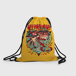 Рюкзак-мешок Пудж Dota 2, цвет: 3D-принт