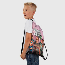 Рюкзак-мешок Персонажи ГТА 5, цвет: 3D-принт — фото 2