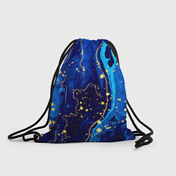 Рюкзак-мешок СИНИЙ ГРАНИТ, цвет: 3D-принт