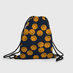 Рюкзак-мешок Баскетбольные мячи, цвет: 3D-принт
