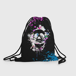 Рюкзак-мешок Череп в краске, цвет: 3D-принт