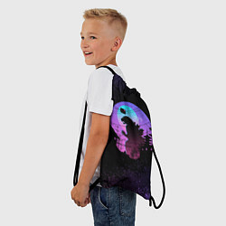 Рюкзак-мешок GODZILLA ГОДЗИЛЛА, цвет: 3D-принт — фото 2