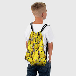 Рюкзак-мешок Попугаи, цвет: 3D-принт — фото 2