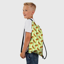 Рюкзак-мешок Хотдог, цвет: 3D-принт — фото 2